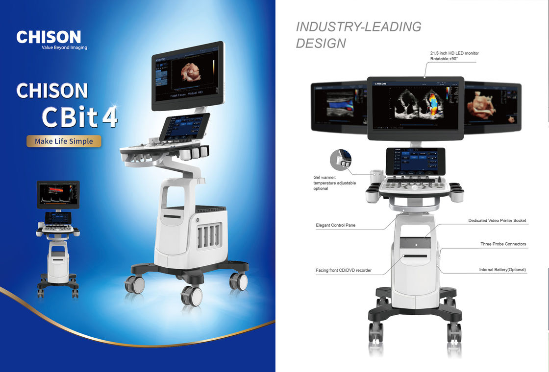 Hastane Kullanımı İçin 4D Renkli Doppler Chison Ultrason Makinesi CBit 4