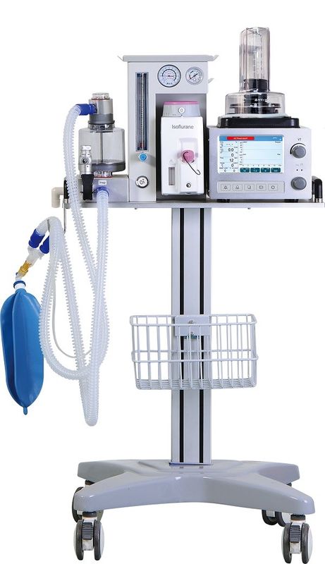 7 '' Renkli TFT LCD Dokunmatik Ekran Veteriner Kliniği Ekipmanları Veteriner Anestezi Sistemi
