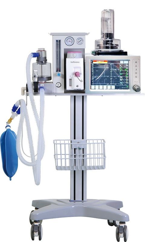 7 '' Renkli TFT LCD Dokunmatik Ekran Veteriner Kliniği Ekipmanları Veteriner Anestezi Sistemi