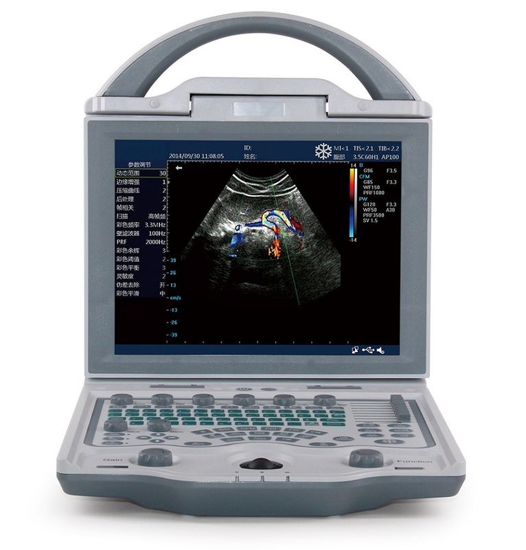 Domuz 4.5 KG için 10.4 '' LED Ekran Veteriner Ultrason Taşınabilir Ultrason Makinesi