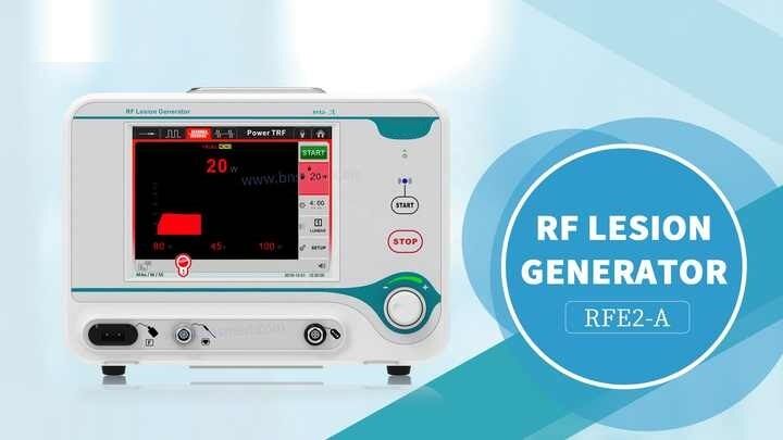 MDR CE 1 Kanallı RF Lezyon Yüksek Frekanslı Elektrocerrahi Jeneratörü Ağrı Yönetimi Empedans İzleme